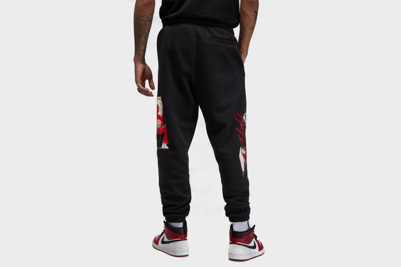 Jordan Flight Artist Series Fleece Pants (Black/University Red)