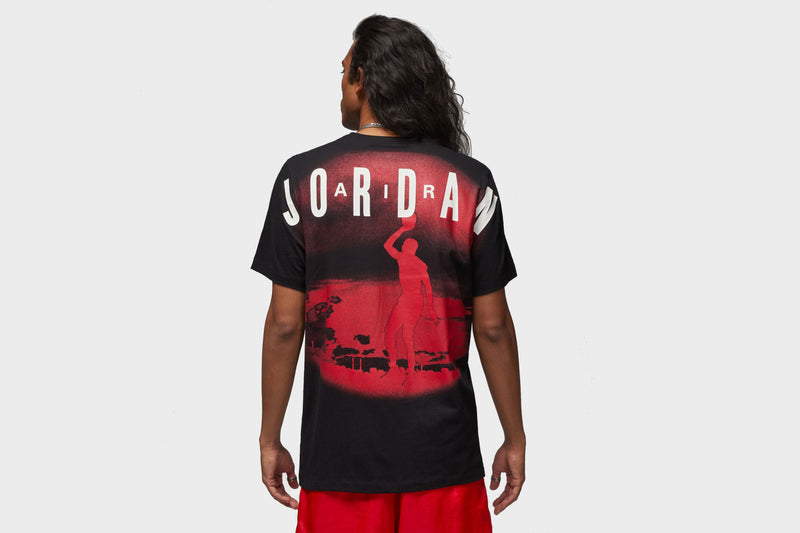 Jordan Graphic Jumpman T-Shirt (Black/Red)