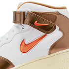 Nike Air Force 1 Mid QS (White/Total Orange-Ale Brown)