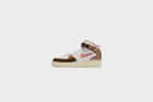 Nike Air Force 1 Mid QS (White/Total Orange-Ale Brown)