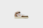 Nike Air Force 1 Mid QS (White/Total Orange-Ale Brown)