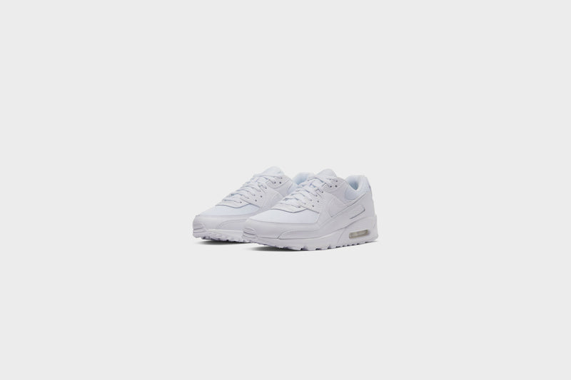 Nike Air Max 90 (White/White-White-Wolf Grey) – Rock City Kicks