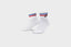 Nike Everyday Essential Ankle Socks (3 Pairs) (Black/Black/Game Royal/University Red)