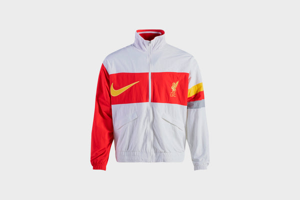 Nike Liverpool FC Woven Jacket (White/Rush Red/Wolf Grey/Chrome Yellow)