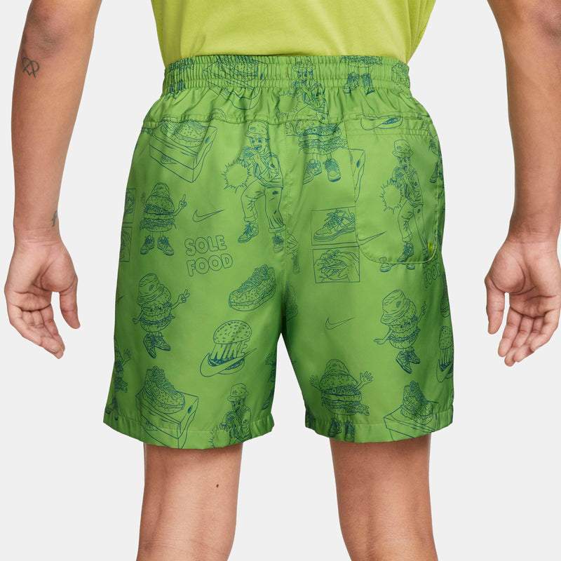 Nike Sole Food Woven Flow Shorts (Green)