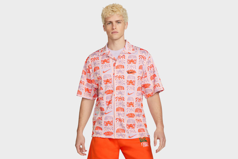 Nike Spring Button-up Shirt (Guava Ice/Doll)