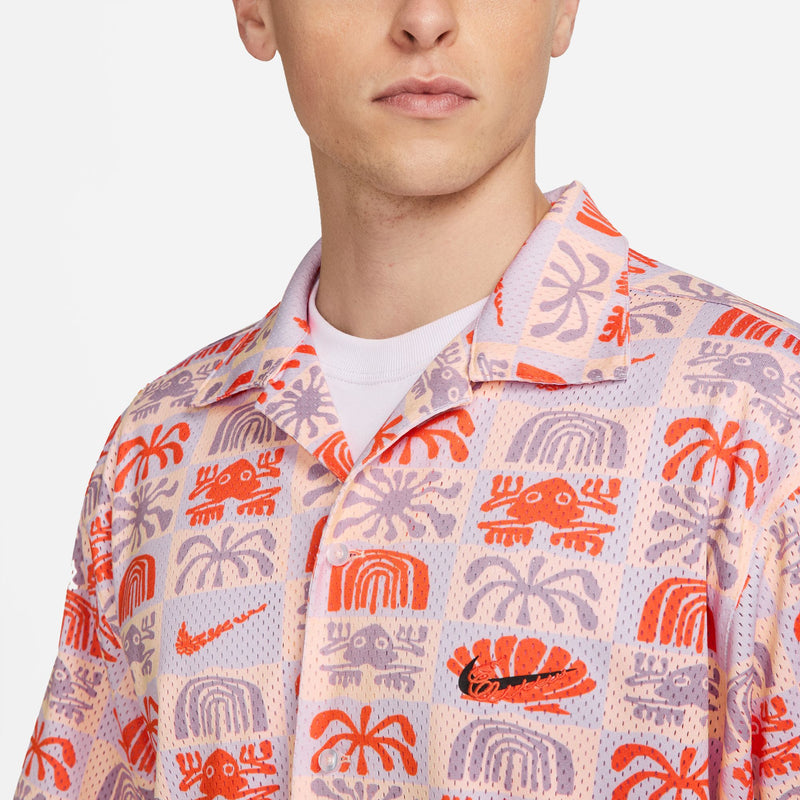 Nike Spring Button-up Shirt (Guava Ice/Doll)