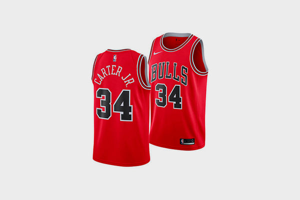 Nike Wendell Carter Bulls Icon Edition Swingman Jersey (University Red/White)