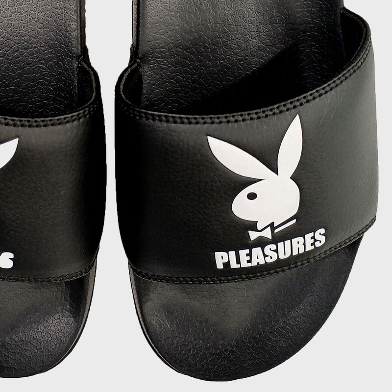 Pleasures Playboy Slides (Black)