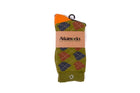 Arkansocks - Argyle State Of Mind (Deep Mandarin/Olive)