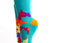 Arkansocks - Outbloom Mid (Rio Teal/Citrus-Violet)