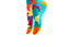 Arkansocks - Outbloom Mid (Rio Teal/Citrus-Violet)