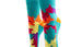 Arkansocks - Outbloom Mid (Rio Teal/Citrus-Violet)