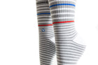 Arkansocks - The Phillip (Grey/Red-Blue/White)