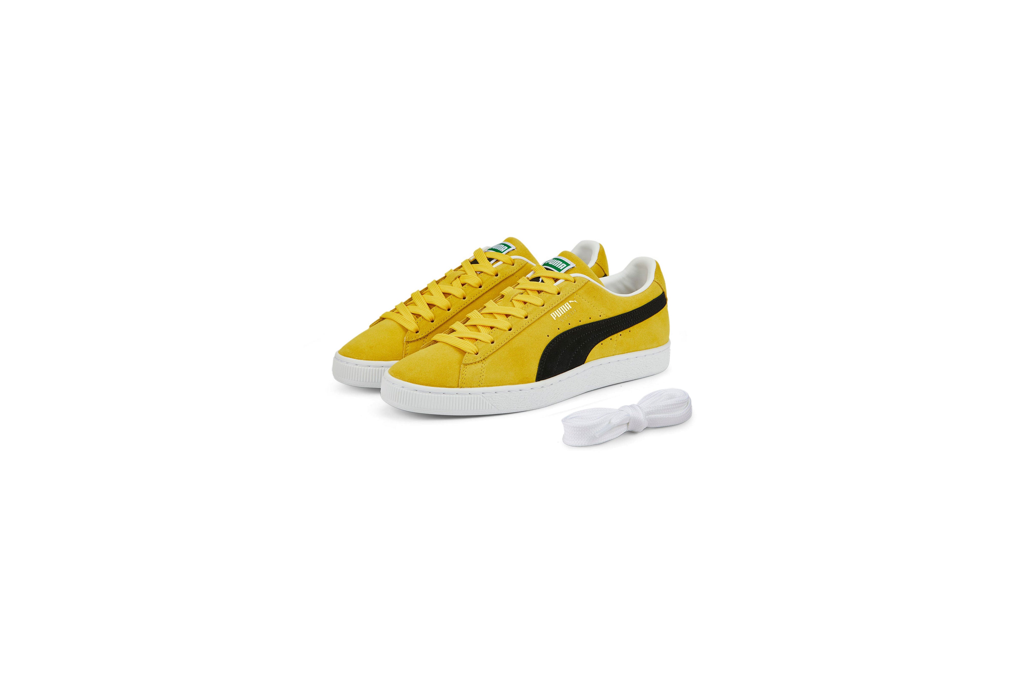 Puma suede black yellow online