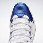 Reebok Question Mid (White/Classic Cobalt/Clear)