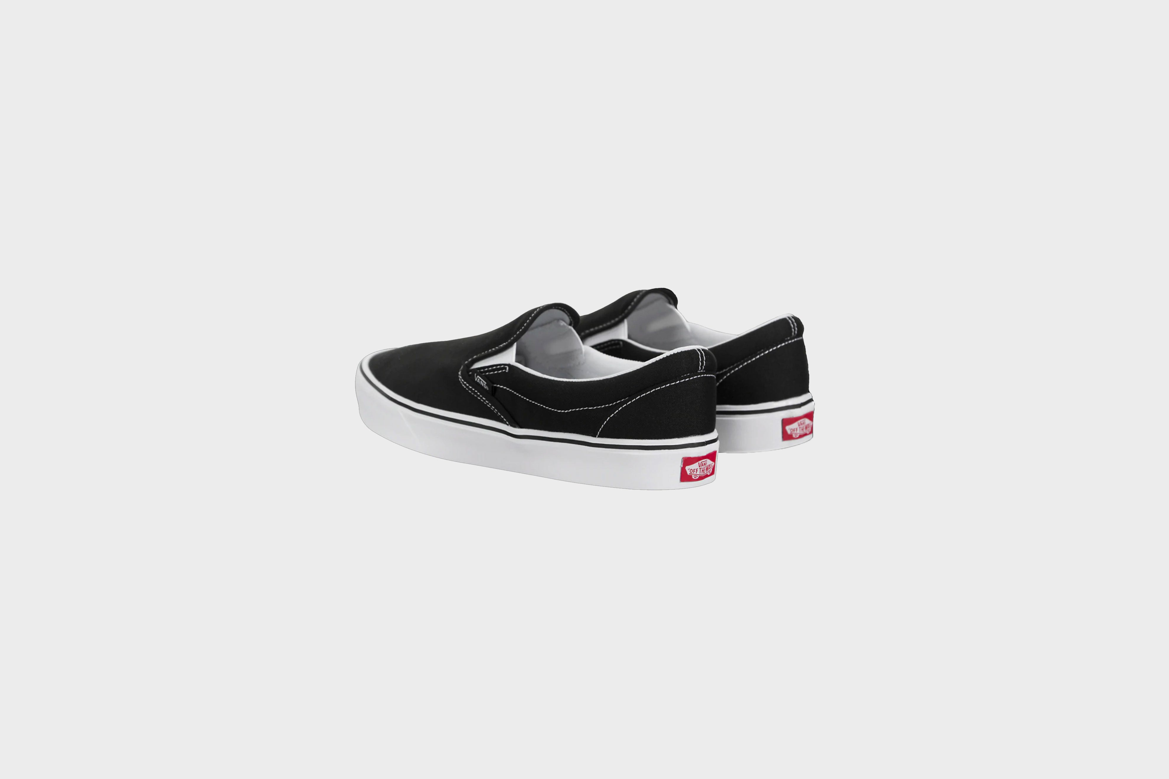 『VAN SLIP LITE 28 BLACK』 Vans Slip-On Lite (Black/True White) – Rock City Kicks