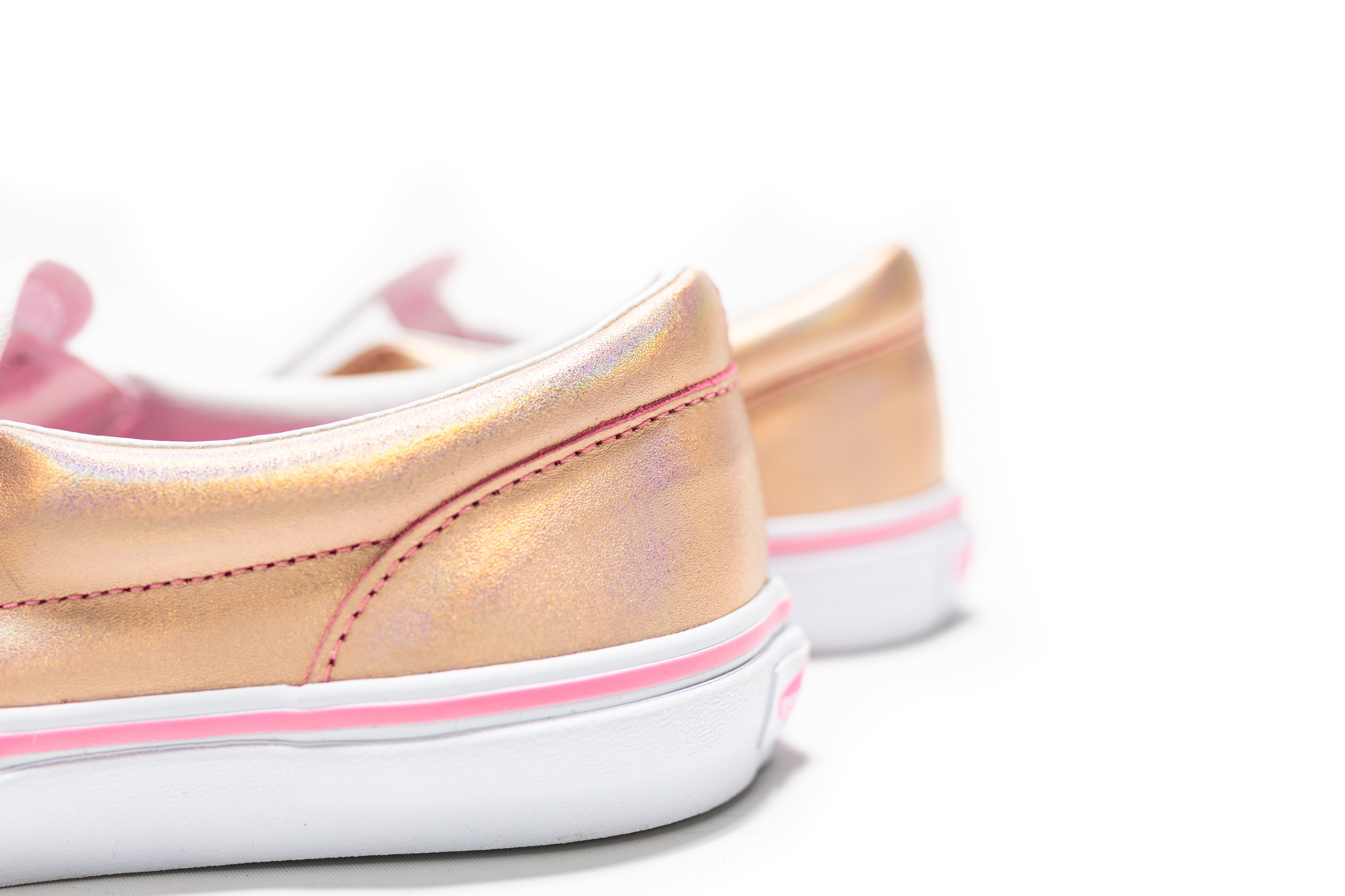 Gold Vans Slip On Rosa Rainbow Rose Vans Vans Unicorn Rainbow