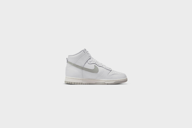 WMNS Nike Dunk High (White/Grey Fog-Sail)